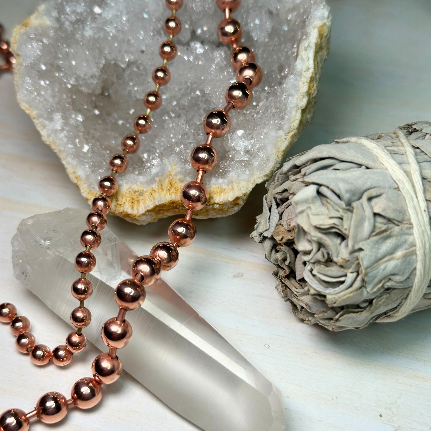 Copper Ball Chain
