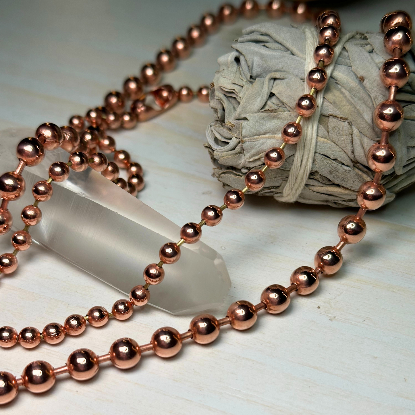 Copper Ball Chain