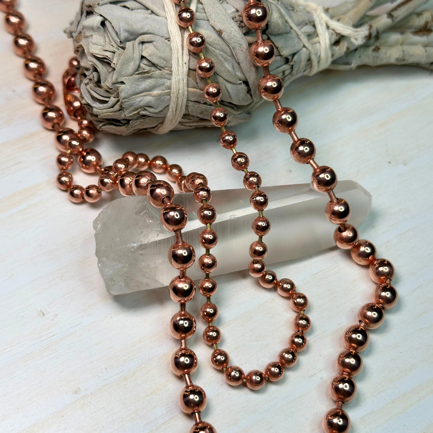 Copper Ball Chain